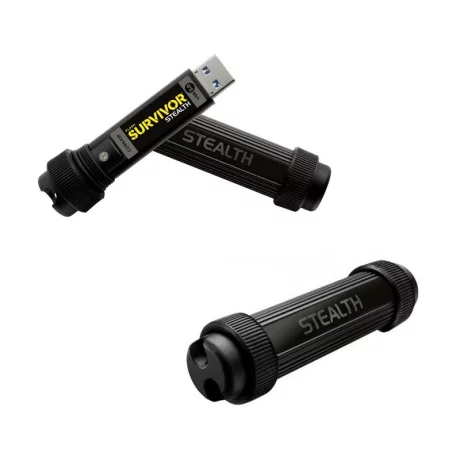 MEMORIE USB 3.0 CORSAIR 16 GB, cu capac, carcasa aluminiu, negru, &quot;CMFSS3B-16GB&quot;