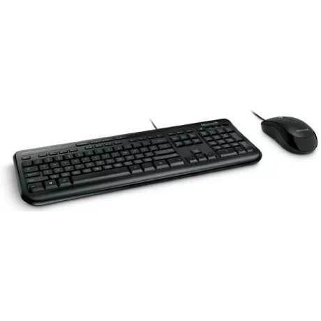 Kit TASTATURA si Mouse Microsoft, &quot;Desktop 600&quot;, cu fir, 110 taste format standard, mouse 800dpi, 3/1 butoane, negru, &quot;3J2-00003&quot; (include TV 0.75 lei)