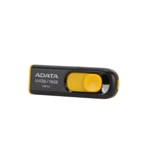 MEMORIE USB 3.2 ADATA 16 GB, retractabila, carcasa plastic, negru / albastru, AUV128-16G-RBY