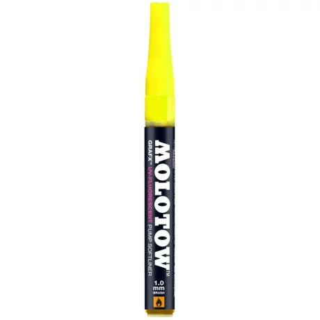 Marker Molotow UV-Fluorescent Pump Softliner 1 mm yellow UV