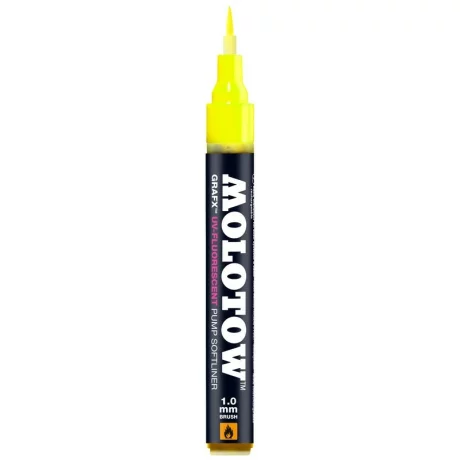 Marker Molotow UV-Fluorescent Pump Softliner 1 mm yellow UV