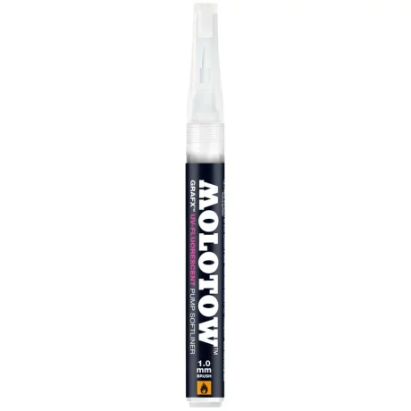 UV-Fluorescent Pump Softliner Molotow 1 mm invisible blue UV