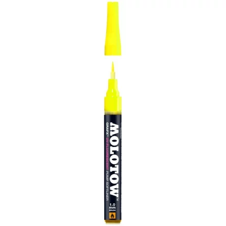 Marker Molotow UV-Fluorescent Pump Softliner 1 mm yellow UV