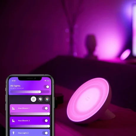 VEIOZA smart PHILIPS, LED, soclu integrat, putere 7.1 W, tip lumina multicolora, 500 lumeni, alimentare 220 - 230 V, &quot;000008718699770983&quot;