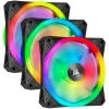 VENTILATOR CORSAIR, pt PC, 120 mm, 1500 rpm, LED RGB, pack 3 ventilatoare, &quot;CO-9050098-WW&quot;