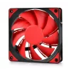 VENTILATOR DEEPCOOL PC 120x120x25 mm,  red LED, PWM, Fluid Dynamic Bearing, MTBF 100.000 ore, pale dual-layer detasabile, &quot;TF120 RED&quot;