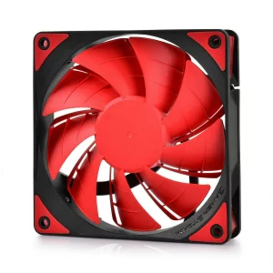 VENTILATOR DEEPCOOL PC 120x120x25 mm,  red LED, PWM, Fluid Dynamic Bearing, MTBF 100.000 ore, pale dual-layer detasabile, &quot;TF120 RED&quot;