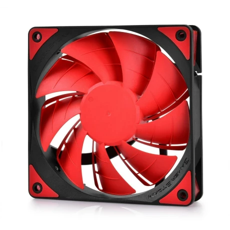VENTILATOR DEEPCOOL PC 120x120x25 mm,  red LED, PWM, Fluid Dynamic Bearing, MTBF 100.000 ore, pale dual-layer detasabile, &quot;TF120 RED&quot;
