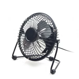 VENTILATOR GEMBIRD de birou, 4&quot; 145x141mm, corp de metal, functie inclinare pt ajustare flux de aer, on-off, black, Gembird &quot;NF-03&quot;