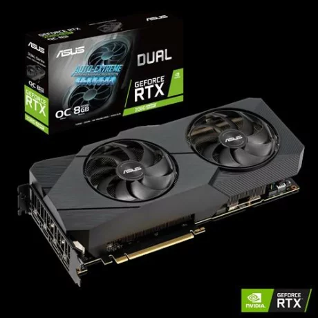 PLACA VIDEO ASUS NVIDIA Dual Radeon RTX 2080 SUPER EVO V2, 8 GB GDDR6 256 biti, PCI Express 3.0 x 16, HDMI, Display Port x 3, sistem racire aer activ, &quot;RTX2080S-O8G-EVOV2&quot;