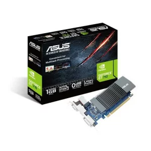 PLACA VIDEO ASUS NVIDIA GeForce GT 710, 1 GB GDDR5 32 biti, PCI Express 2.0 x 8, HDMI, DVI, VGA, sistem racire aer pasiv, &quot;GT710-SL-1GD5&quot;