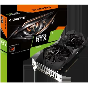 PLACA VIDEO GIGABYTE NVIDIA GeForce RTX 2070 Windforce 2X 8G, 8 GB GDDR6 256 biti, PCI Express 3.0 x 16, HDMI, Display Port x 3, sistem racire aer activ, &quot;N2070WF2-8GD&quot;