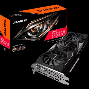 PLACA VIDEO GIGABYTE AMD GeForce RX 550 XT Gaming OC 8G, 8 GB GDDR6 128 biti, PCI Express 4.0 x 16, HDMI, Display Port x 3, sistem racire aer activ, &quot;GV-R55XTGAM OC-8GD&quot;