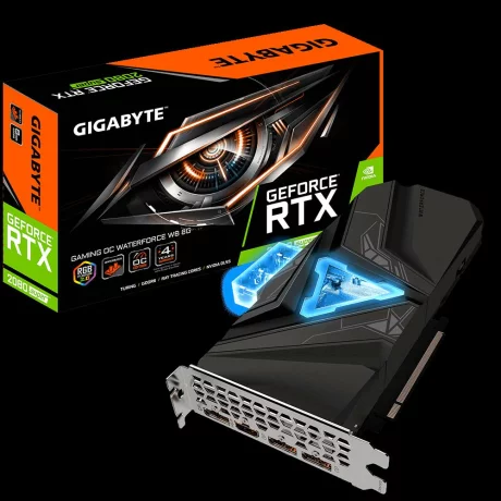 PLACA VIDEO GIGABYTE NVIDIA GeForce RTX 2080 SUPER Gaming OC Waterforce WB 8G, 8 GB GDDR6 256 biti, PCI Express 3.0 x 16, HDMI, Display Port x 3, sistem racire apa activ, &quot;N208SGAMOC WB-8GD&quot;