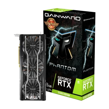 PLACA VIDEO GAINWARD NVIDIA GeForce RTX 2060 Super Phantom GS, 8 GB GDDR6 256 biti, PCI Express 3.0 x 16, HDMI, Display Port x 3, sistem racire aer activ, &quot;1068&quot;