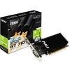 PLACA VIDEO MSI NVIDIA GeForce GT 710 2GD3H LP, 2 GB GDDR3 64 biti, PCI Express 2.0 x 16, HDMI, HDMI, sistem racire aer pasiv, &quot;GT 710 2GD3H LP&quot;