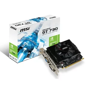 PLACA VIDEO MSI NVIDIA GeForce NT30-2GD3V2, 2 GB GDDR3 128 biti, PCI Express 2.0 x 16, HDMI, DVI, VGA, sistem racire aer activ, &quot;N730-2GD3V2&quot;