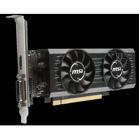 PLACA VIDEO MSI AMD Radeon RX 550 4GT LP OC, 4 GB GDDR5 128 biti, PCI Express 3.0 x 8, HDMI, DVI, sistem racire aer activ, &quot;RX 550 4GT LP OC&quot;