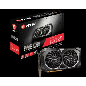 PLACA VIDEO MSI AMD Radeon RX 5600 XT MECH OC, 6 GB GDDR6 192 biti, PCI Express 4.0 x 16, HDMI, Display Port x 3, sistem racire aer activ, &quot;RX5600XT MECH OC&quot;