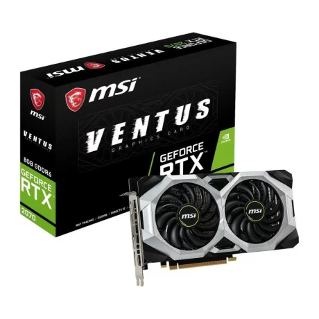 PLACA VIDEO MSI NVIDIA GeForce RTX 2070 SUPER Ventus GP OC, 8 GB GDDR6 256 biti, PCI Express 3.0 x 16, HDMI, DisplayPort x 3, sistem racire aer activ, &quot;RTX 2070S VENT GPO&quot;