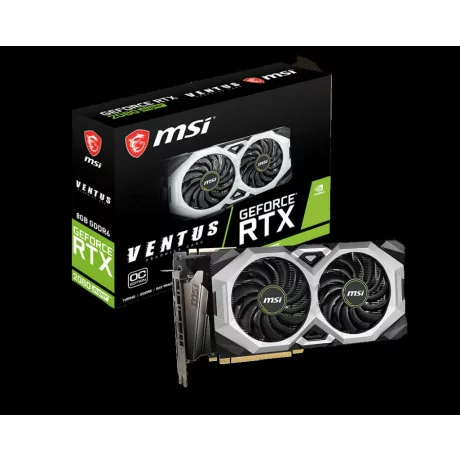 PLACA VIDEO MSI NVIDIA GeForce RTX 2080 SUPER VENTUS XS OC, 8 GB GDDR6 256 biti, PCI Express 3.0 x 16, HDMI, Display Port x 3, sistem racire aer activ, &quot;RTX2080 VENT XS OC&quot;