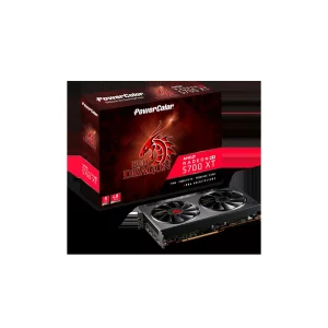 PLACA VIDEO POWER COLOR AMD Radeon RX 5700 XT Red Dragon, 8 GB GDDR6 256 biti, PCI Express 4.0 x 16, HDMI, Display Port x 3, sistem racire aer activ, &quot;5700XT 8G-3DHR/OC&quot;