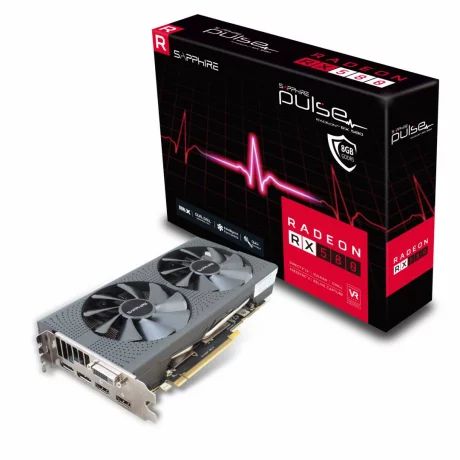 PLACA VIDEO  SAPPHIRE AMD Radeon RX 580 PULSE OC LITE , 8 GB GDDR5 256 biti, PCI Express 3.0 x 16, HDMI x 2, Display Port x 2, sistem racire aer activ, &quot;11265-67-20G&quot;