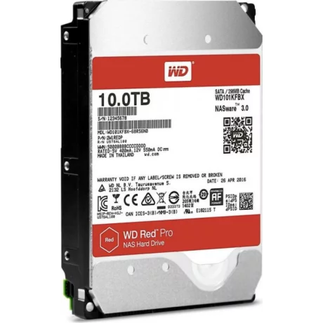 HDD WD 10 TB, Red Pro, 7.200 rpm, buffer 256 MB, pt. NAS, &quot;WD102KFBX&quot;