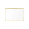 Whiteboard nemagnetic cu ramă lemn 60 x 40 cm Bi-Silque 2997