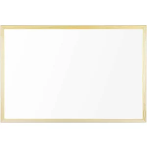 Whiteboard magnetic cu ramă lemn 80 x 60 cm Bi-Silque
