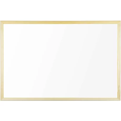 Whiteboard magnetic cu ramă lemn 80 x 60 cm Bi-Silque