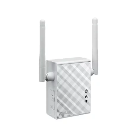 RANGE EXTENDER ASUS wireless, 300 Mbps, 1 port 10/100 Mbps, antena externa x 2, 2.4 GHz, &quot;RP-N12&quot;