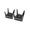 ROUTER ASUS wireless, 6100 Mbps, porturi Gigabit x 4, antena externa x 4, AX6100, dual band, &quot;RT-AX92U(2-PK)&quot;