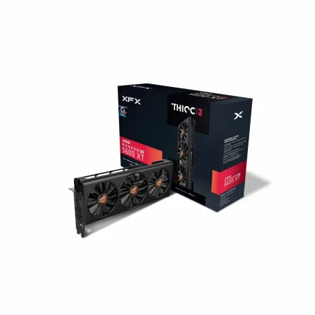 PLACA VIDEO XFX AMD Radeon RX 5600 XT THICC III Ultra, 6 GB GDDR6 192 biti, PCI Express 4.0 x 16, HDMI, Display Port x 3, sistem racire aer activ, &quot;RX-56XT6TBD8&quot;