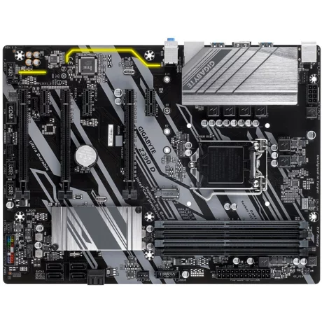 PLACA de BAZA GIGABYTE Z390 D, skt LGA 1151, Intel Z390, ATX, slot RAM 4 x DDR4, max 64 GB, 6x S-ATA 3, 1x M.2, 3x PCI-E, PCI-E3.0x16 x 1, PCI-E3.0x4 x 2, LAN 1000 Mbps, HDMI, 7.1, &quot;Z390 D&quot;
