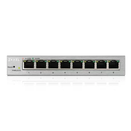 SWITCH ZYXEL, GS1200-8, porturi Gigabit x 8, managed, carcasa metalica, &quot;GS1200-8-EU0101F&quot;