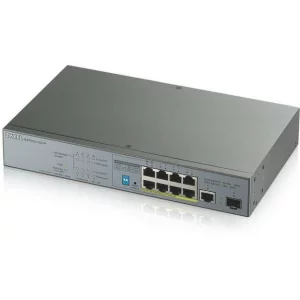 SWITCH ZYXEL, GS1300-10HP, porturi Gigabit x 8, SFP x 1, managed, rackabil, carcasa metalica, &quot;GS1300-10HP-EU0101&quot;