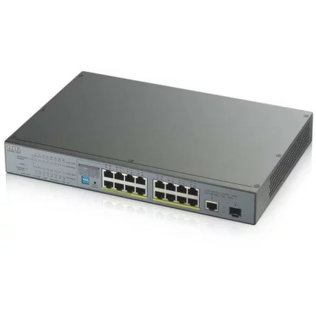 SWITCH ZYXEL, GS1300-18HP, porturi Gigabit x 16, SFP x 1, managed, rackabil, carcasa metalica, &quot;GS1300-18HP-EU0101&quot;