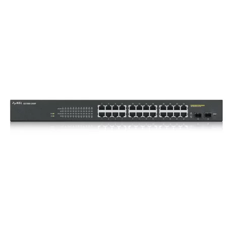 SWITCH PoE ZYXEL, &quot;GS1900-24HP&quot;port Gigabit x 24, SFP SFP x 2, managed, rackabil, carcasa metalica, &quot;GS1900-24HP-EU0101&quot;