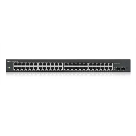 SWITCH ZYXEL, GS1900-48, porturi Gigabit x 48, SFP x 2, managed, rackabil, carcasa metalica, &quot;GS1900-48-EU0101F&quot;