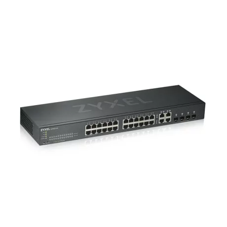 SWITCH ZYXEL, GS1920-24v2, porturi Gigabit x 24, SFP x 4, managed, rackabil, carcasa metalica, &quot;GS1920-24V2-EU0101&quot;